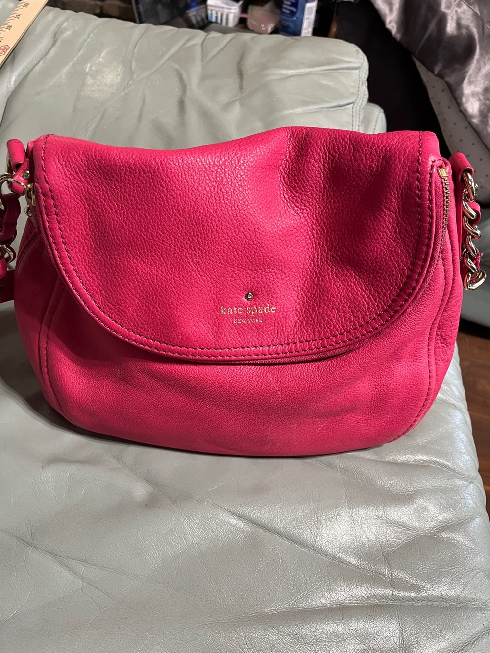 kate spade New York Pink Leather Crossbody Bag